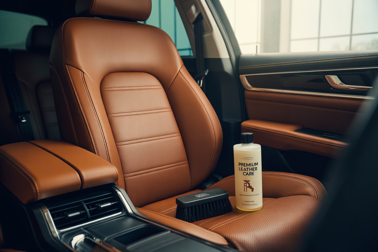 car leather seat cleaning