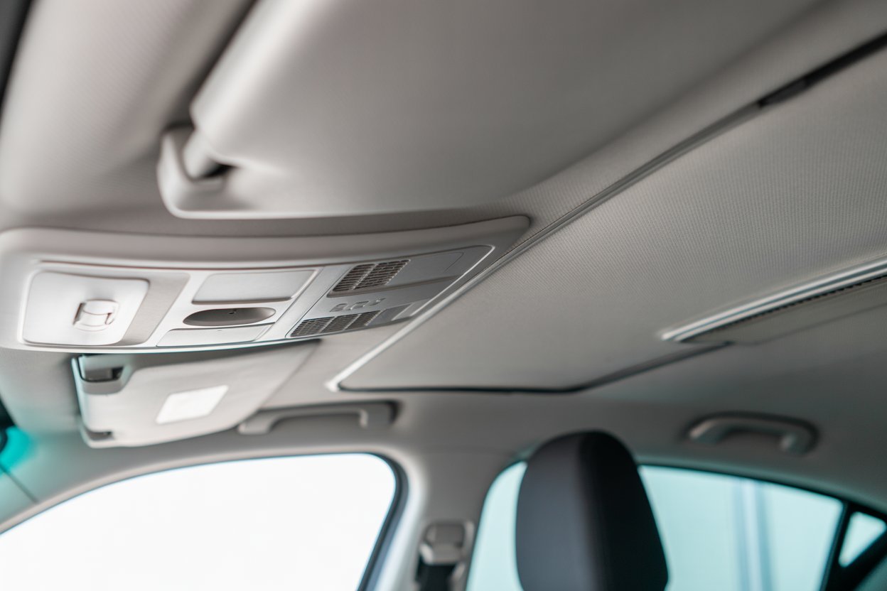 chemical car cleaning of ceiling