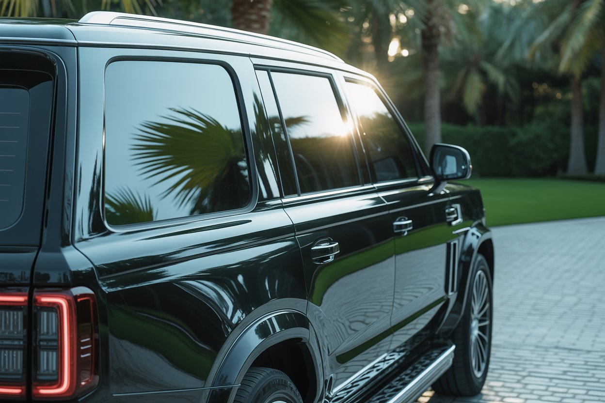 side and rear window polishing